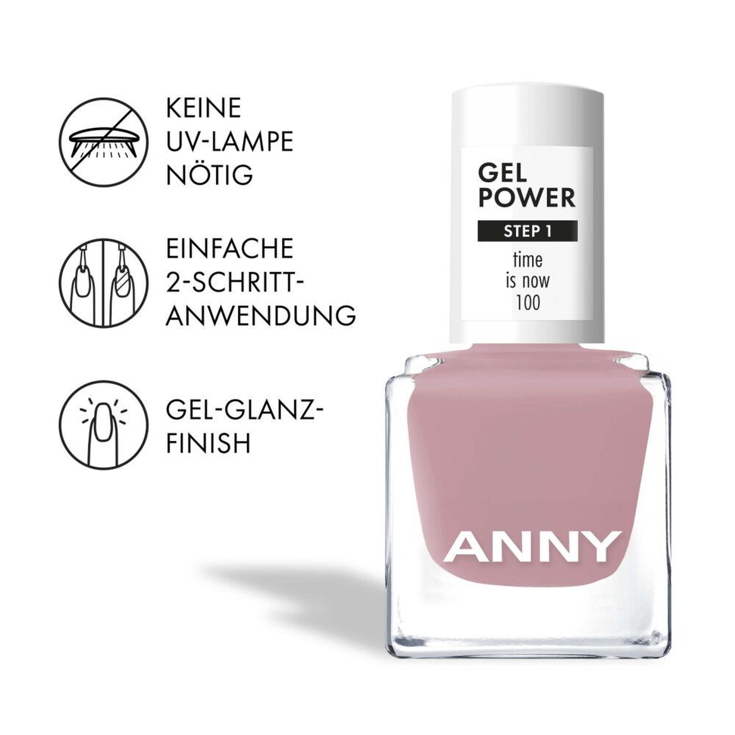 Gel Power Nail Polish 100  time is now