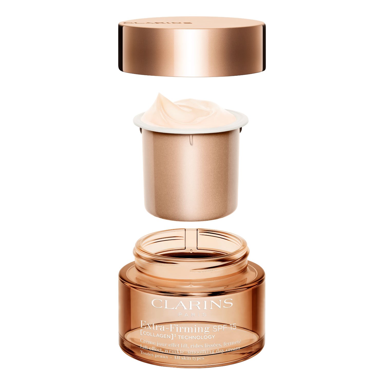 Extra-Firming Jour SPF 15 [COLLAGEN]³ TECHNOLOGY Toutes Peaux refillable