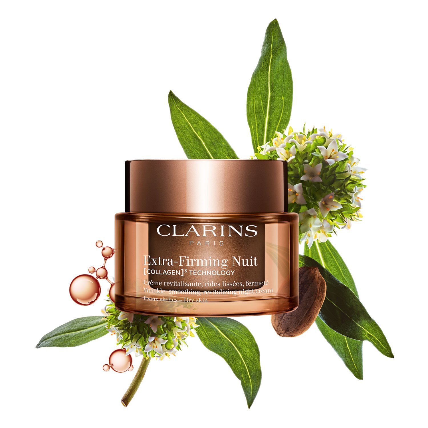 Extra-Firming Nuit [COLLAGEN]³ TECHNOLOGY Crème Peaux sèches refillable