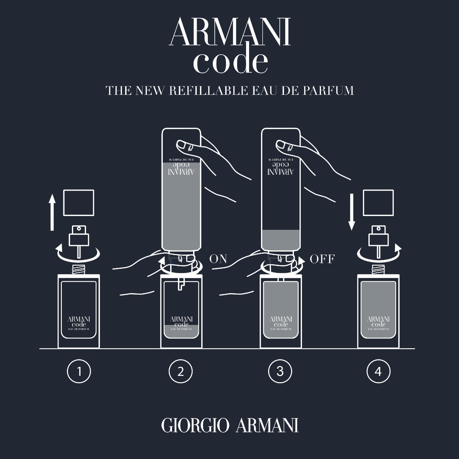 Armani Code Eau de Parfum (Refillable)