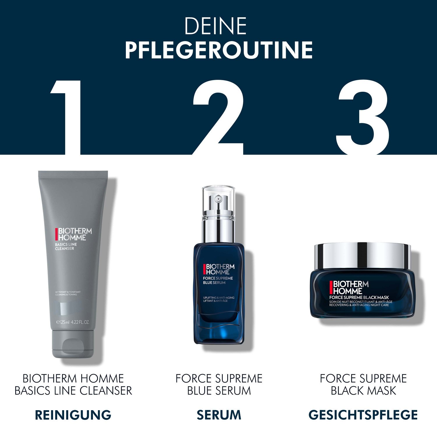 Homme Force Supreme Black Mask