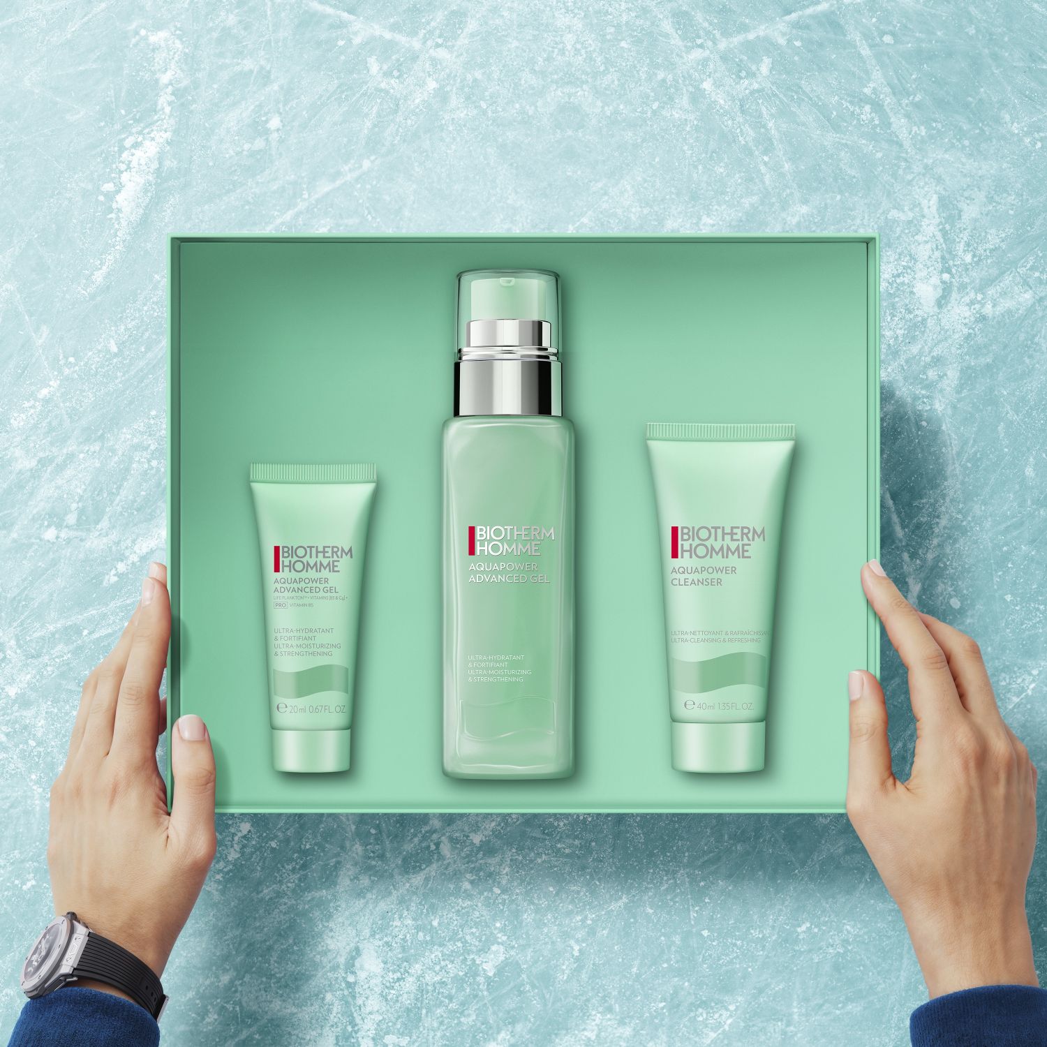 Homme Aquapower Advanced Gel Set