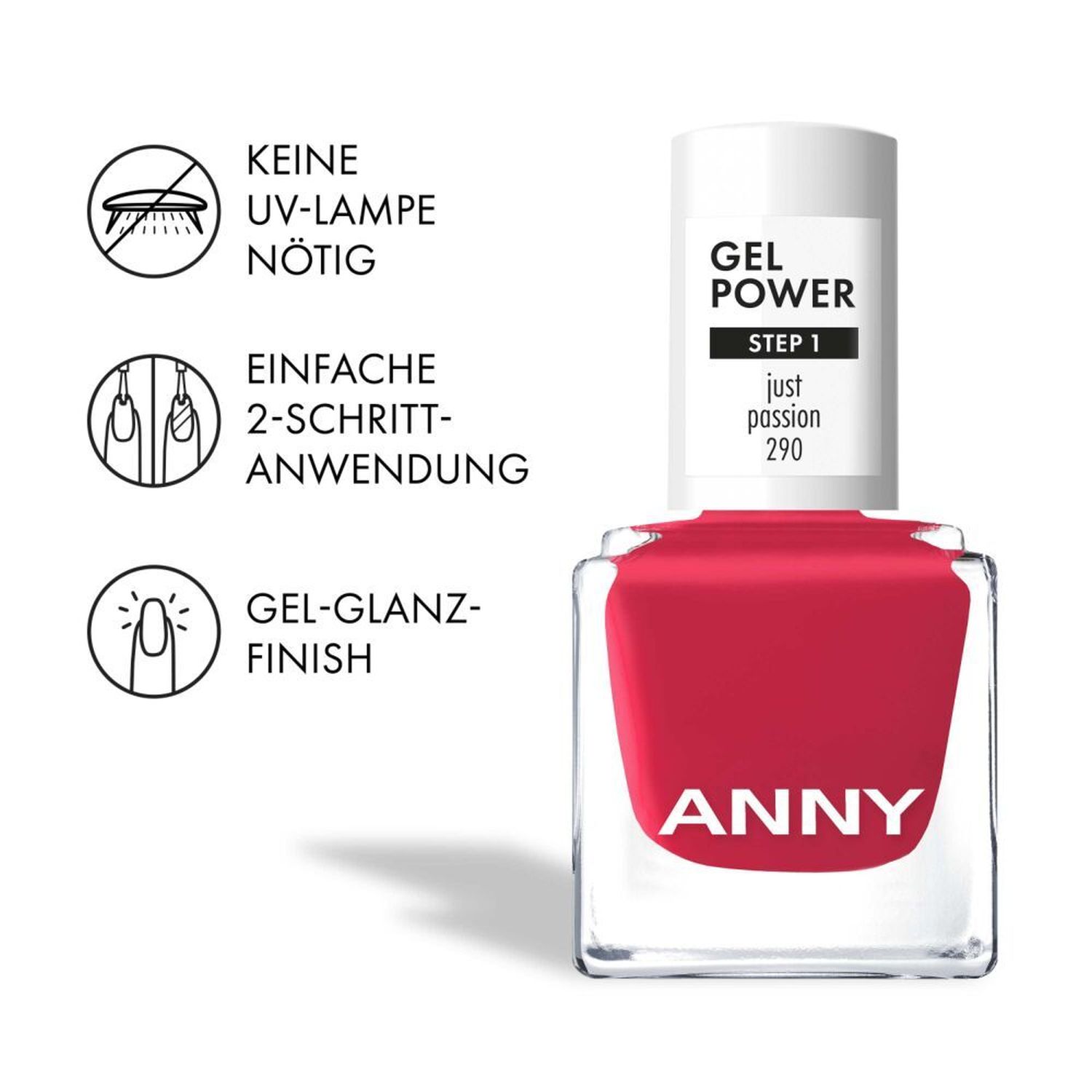 Gel Power Nail Polish 290 just passion