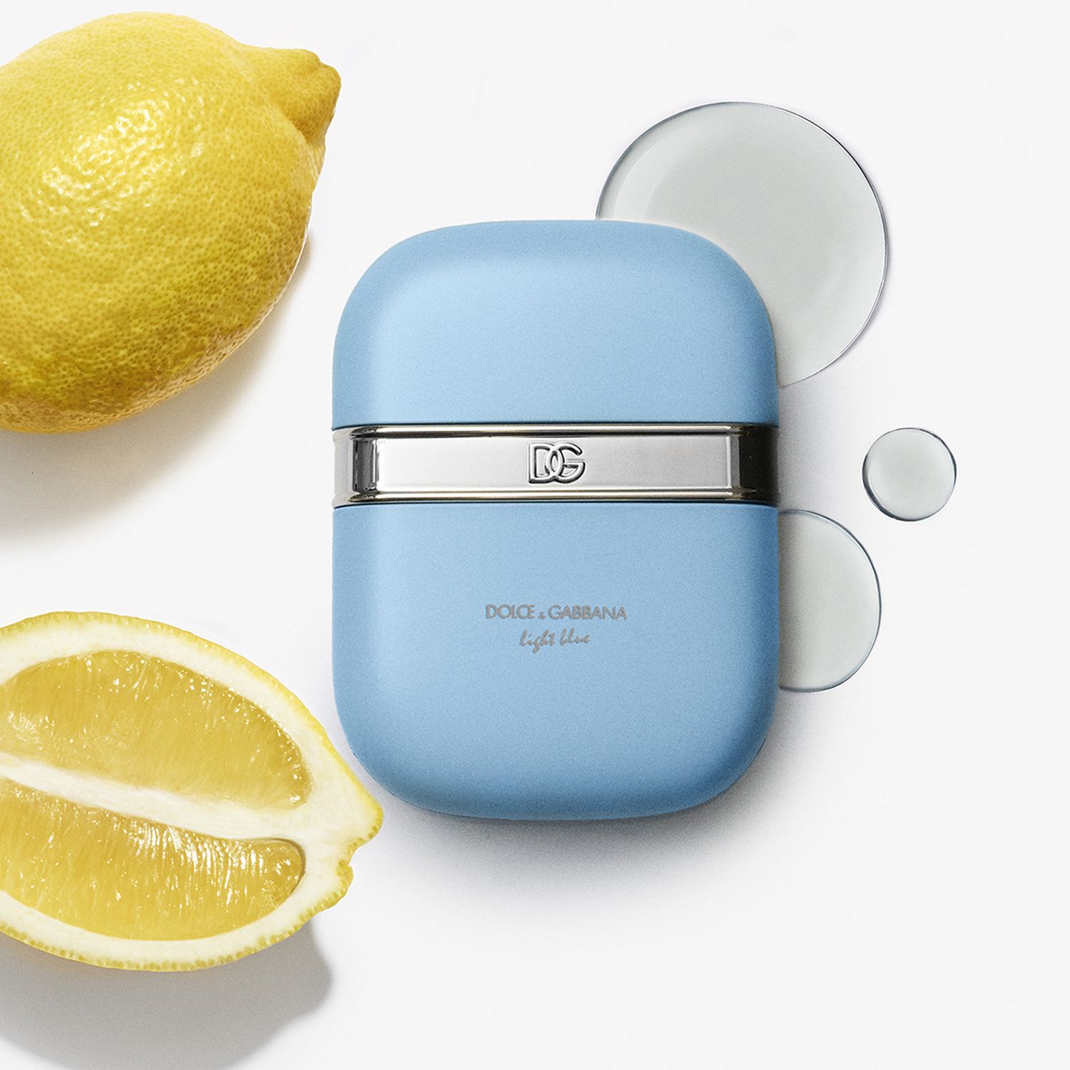 Light Blue Alcohol Free Perfume Gel