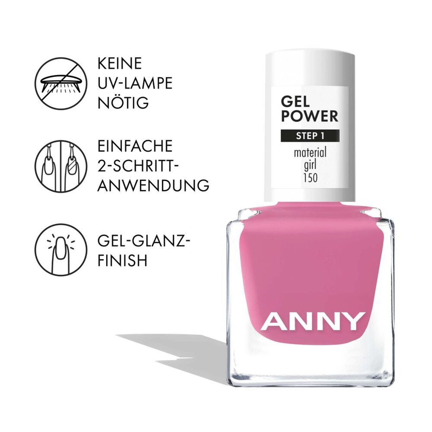 Gel Power Nail Polish 150 material girl
